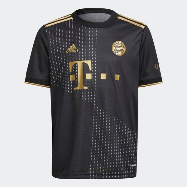 Bayer Munich away Jersey shirt Black & Gold 21/22
