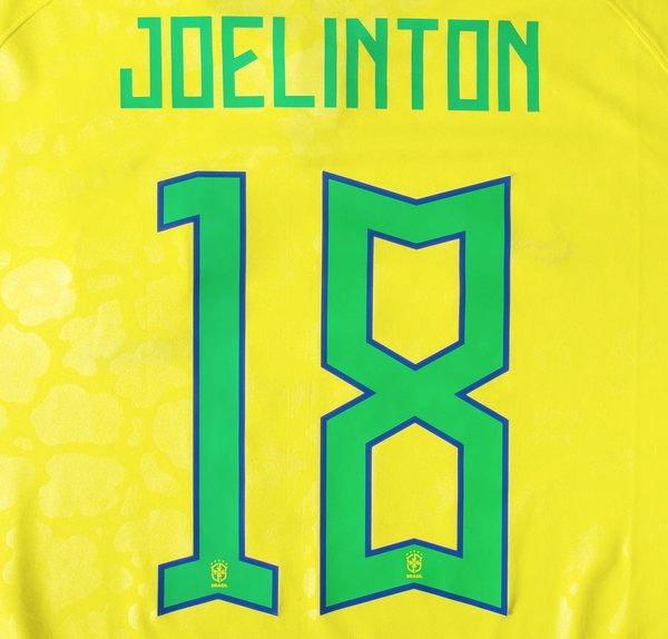Joelinton #18 Brasil home jersey 23/24