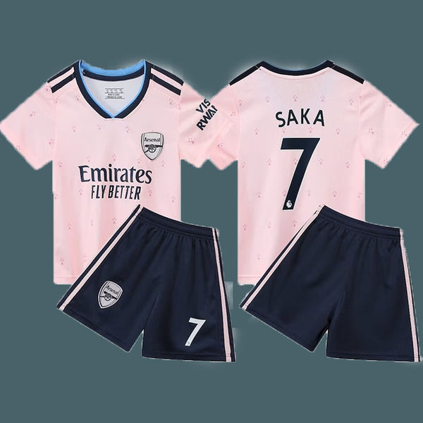 Arsenal away jersey 22/23 full kit for kids.