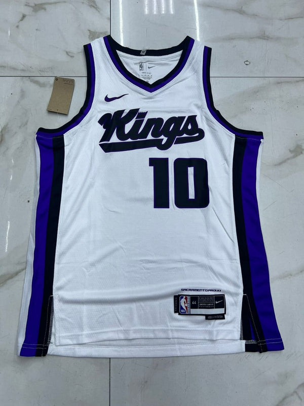 Kings SABONIS #10 White NBA Swingman Jerseys 2023/24