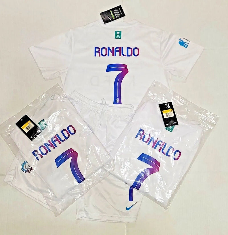 Cristiano Ronaldo Al Nassr third kit for youth 23/24