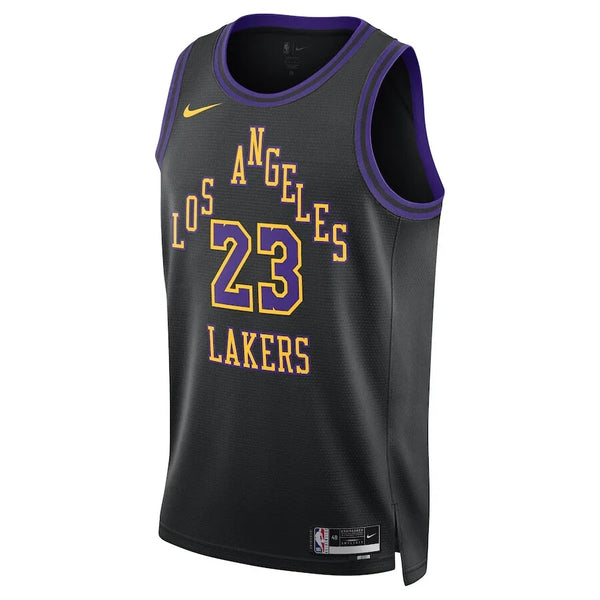 Los Angeles Lakers LeBron James Nike 2023/24 NBA Swingman Jersey City Edition