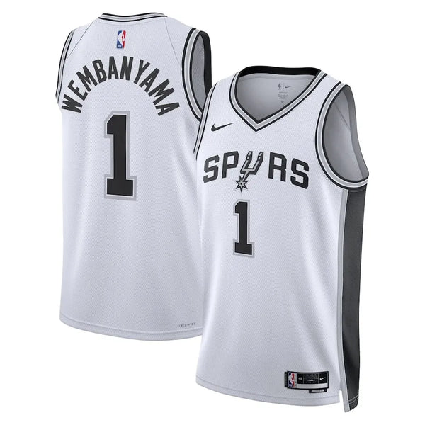 San Antonio Spurs Victor Wembanyama Nike 2023 Draft Association Swingman Jersey