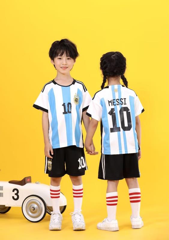 Messi Argentina Jersey shirt and short for kids