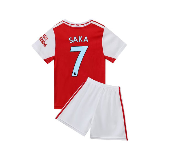 Saka #7 Arsenal jersey t-shirt and Short for youth 2023