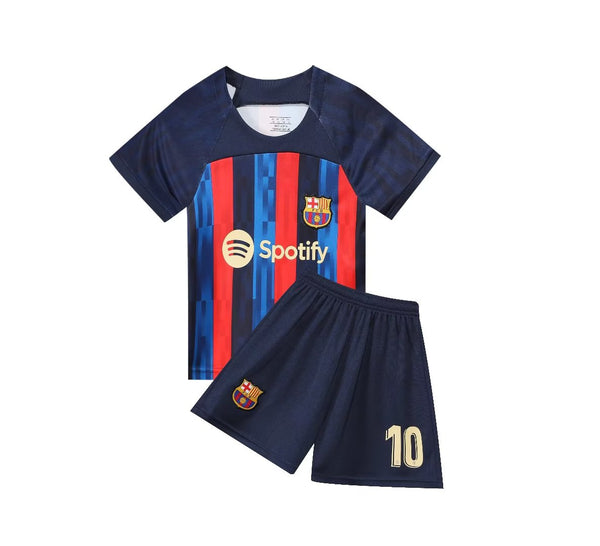 Ansu Fati #10 FC barcelona jersey T-shirt full kit for youth 2023