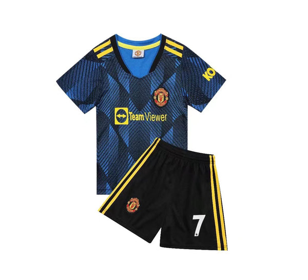 Manchester United away jersey full kit for kids
