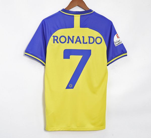 Cristiano Ronaldo CR7 100% original Home Jersey T-shirt Al-Nassr Fc 22 –  Brands & Trends