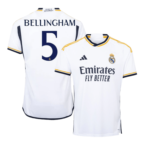 BELLINGHAM #5 Real Madrid Football Shirt Home 2023/24 - Player Version