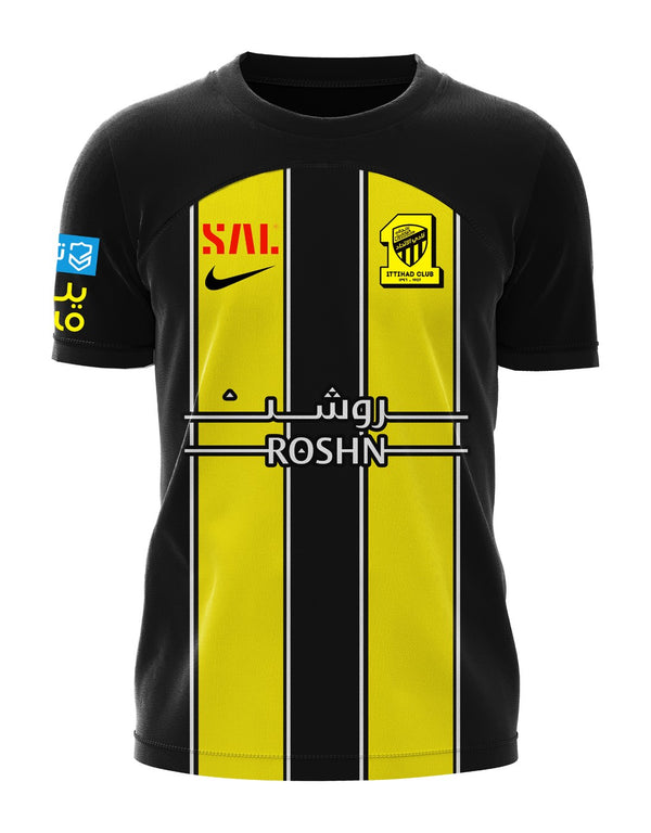 Ittihad FC Saudi pro league Home jersey 23/24