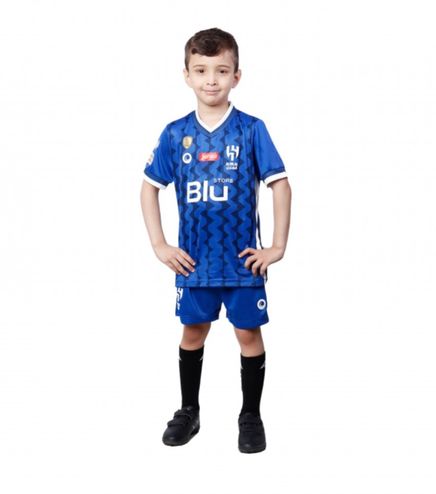 Al Hilal FC Saudi pro League Full kit for kids – Brands & Trends